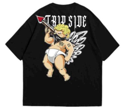 Camiseta Oversized Tripside Angelic Shot