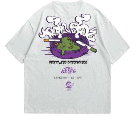 Camiseta Oversized Tripside Smoke Hype