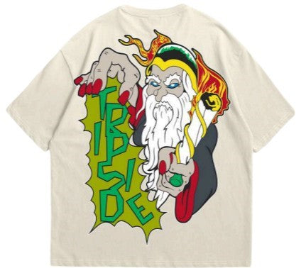 Camiseta Oversized Tripside Wizard Vibe